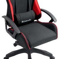 Игровое (геймерское) кресло Defender Kraken (черный/красный) в Орше