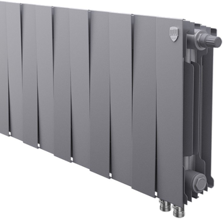 

Биметаллический радиатор Royal Thermo PianoForte 300 VDR Silver Satin (10 секций)