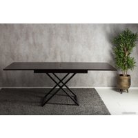 Стол-трансформер Levmar Cross D23/S53 (венге матовый/черный)