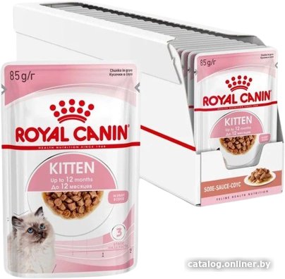 

Пресервы Royal Canin Kitten (для котят) в соусе 85 г, 28 шт