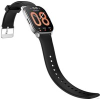 Умные часы Amazfit Pop 3S (серебристый, с силиконовым ремешком)