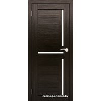 Межкомнатная дверь Юни Амати 18 70x200 (дуб венге/матовое стекло)
