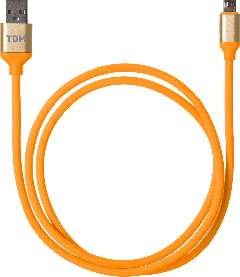 

Кабель TDM Electric USB Type-A - microUSB SQ1810-0313 (1 м, оранжевый)