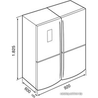 Четырёхдверный холодильник TEKA NFE 900 X