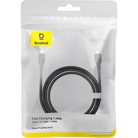 Кабель Baseus Pudding Series Fast Charging Cable 100W USB Type-C - USB Type-C (1.2 м, черный)