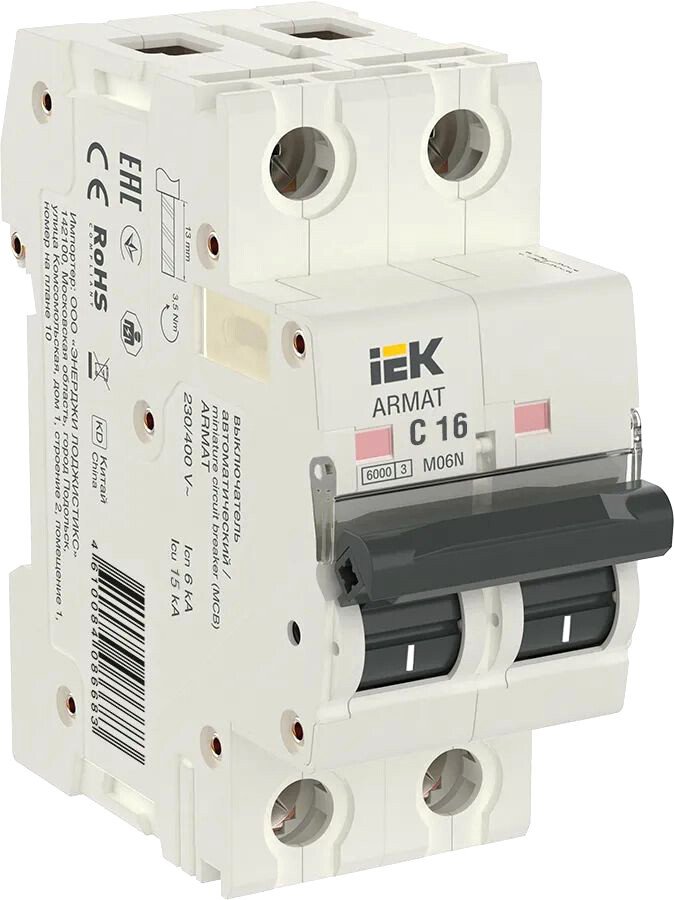 

Выключатель автоматический IEK AR-M06N-2-C016