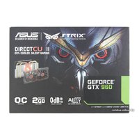 Видеокарта ASUS GeForce GTX 960 2GB GDDR5 (STRIX-GTX960-DC2OC-2GD5)