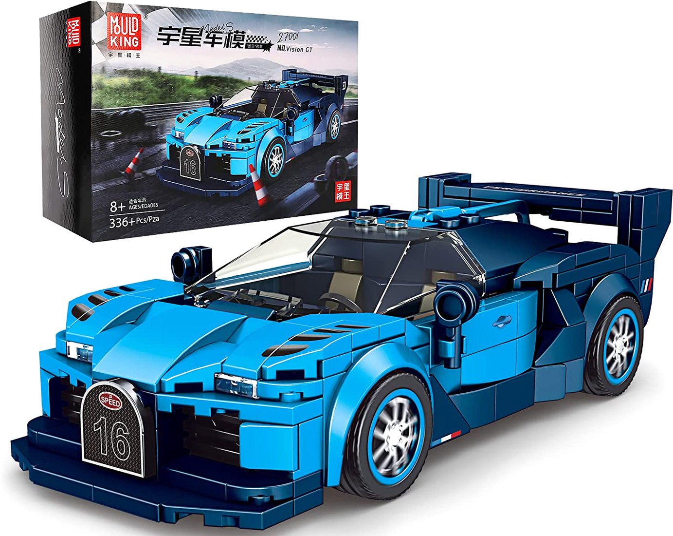 

Конструктор Mould King Models 27001 Bugatti Vision GT