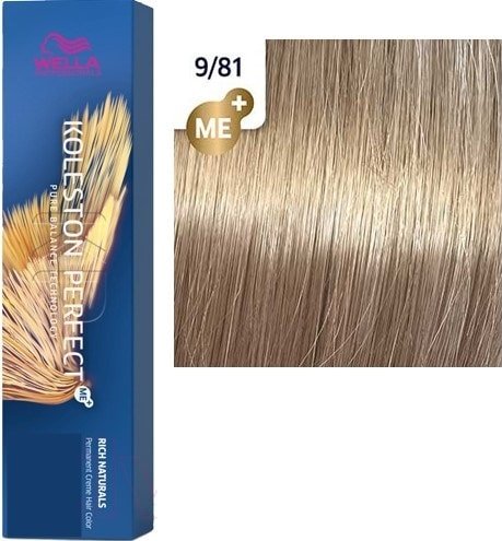 

Крем-краска Wella Professionals Perfect ME+ 9/81 сливочный камео