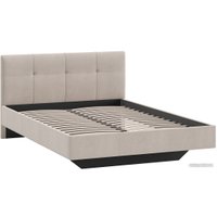 Кровать Трия Элис тип 1 с мягкой обивкой 140x200 (велюр бежевый)