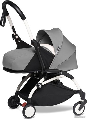 Универсальная коляска Babyzen Yoyo2 (2 в 1, белая рама, серый)