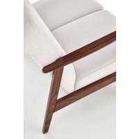 Диван Halmar Milano 2S tap. Castel 04 (светло-бежевый/орех)