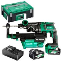Перфоратор Hikoki DH36DPE WEZ (с 2-мя АКБ, кейс)