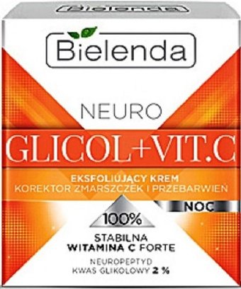 Bielenda Neuro Glicol+Vit.C отшелуш. кор. морщин пигм. пятен ночь 50 мл