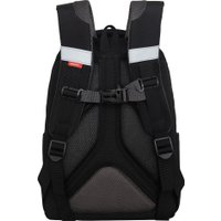 Школьный рюкзак Grizzly RB-552-4 (черный/серый)