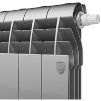 Биметаллический радиатор Royal Thermo BiLiner 500 Silver Satin VR (8 секций)