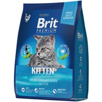 Сухой корм для кошек Brit Premium Cat Kitten для котят с курицей 8 кг