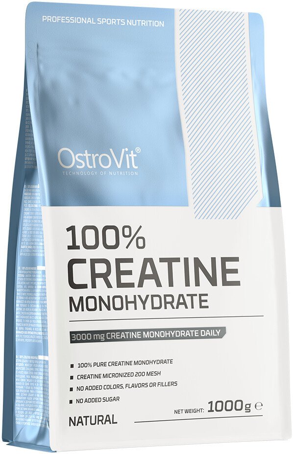 Моногидрат креатина OstroVit Creatine Monohydrate (без вкуса, 1000 г)