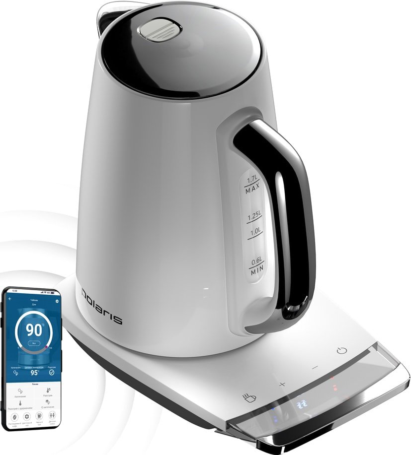 

Электрический чайник Polaris PWK 1755CAD WIFI IQ Home (белый)