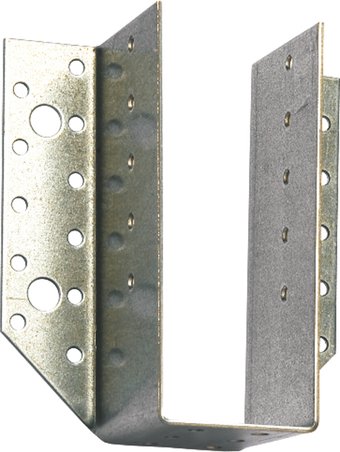 Опора бруса Металлист 140x76x100x2.0 раскрытая (цинк)