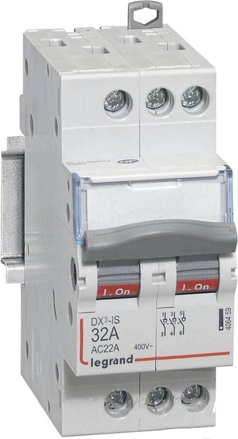 

Выключатель нагрузки Legrand DX3 3П 32A 406459