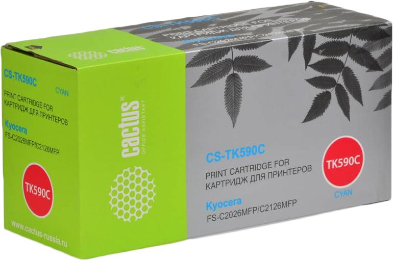 

Картридж CACTUS CS-TK590C (аналог Kyocera TK-590C)