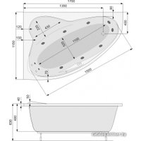 Ванна Poolspa Europa 170 x 115