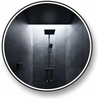  Алмаз-Люкс Зеркало Cairo Blaсk 80dh-6 (с подсветкой, датчиком движения и подогревом)