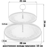 Этажерка для фруктов Elan Gallery Розы 541009