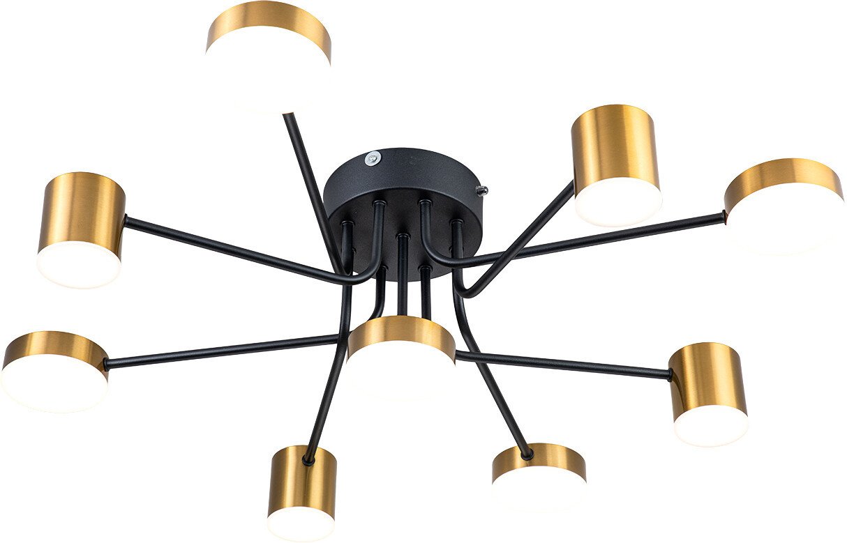 

Люстра средней высоты Escada Ogma 10235/9 LED*110W Black/Brass