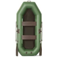 Моторно-гребная лодка Лоцман Стандарт 240 (зеленый)