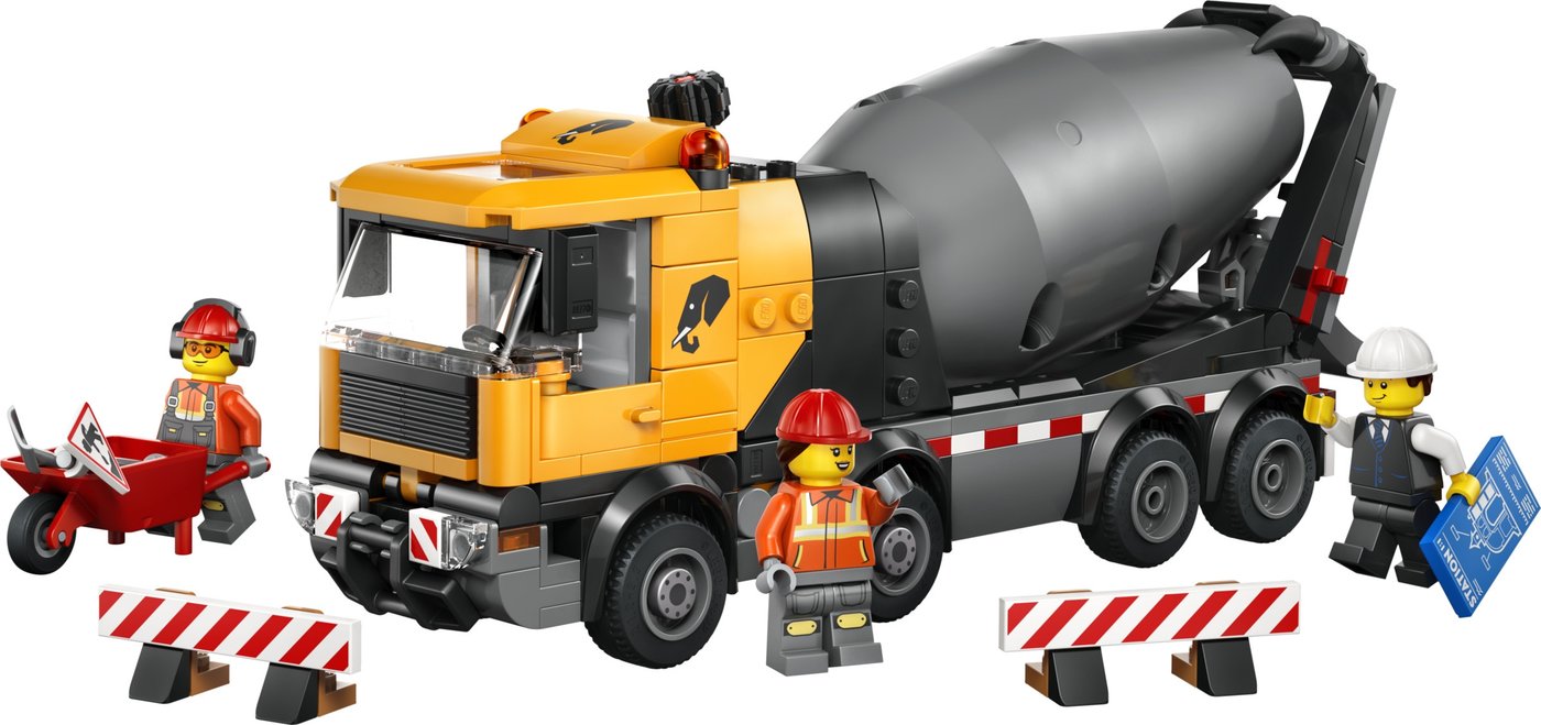 Конструктор LEGO City 60478 Бетономешалка