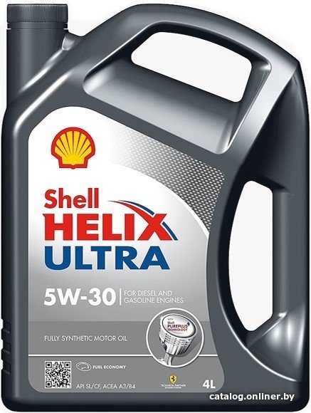 Моторное масло Shell Helix Ultra 5W-30 4л