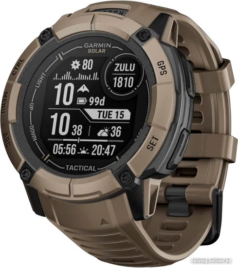 Garmin Instinct 2x Solar Tactical Edition (jasno-brązowy)