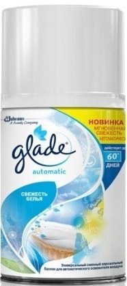 

Сменный блок для освежителя воздуха Glade Свежесть белья 269 мл 8991160582