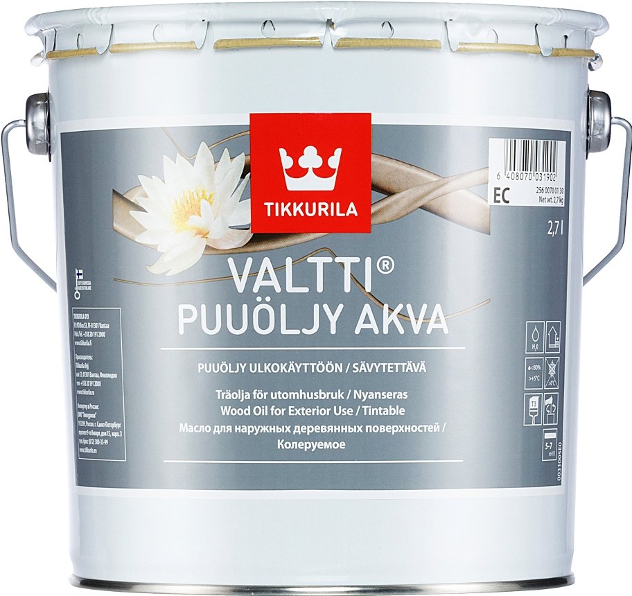 

Масло Tikkurila Valtti Akva 2.7 л (базис EC)