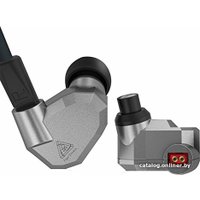 Наушники KZ Acoustics ZS5 (с микрофоном, серый)