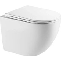 Унитаз подвесной AQUAme AQM2002L 52x37, смыв торнадо