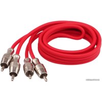 Кабель Aura RCA - RCA RCA-B21 SE (1 м, красный)