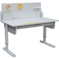 Ученический стол ErgoSmart Caravel (книжная полка Wooden space)