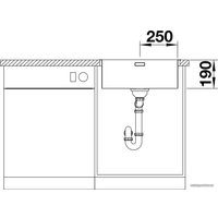 Кухонная мойка Blanco Andano 500-IF/A 525245 (с клапаном-автоматом, сатин)