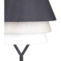Настольная лампа ESCADA 10187/T (черный/бежевый/белый)