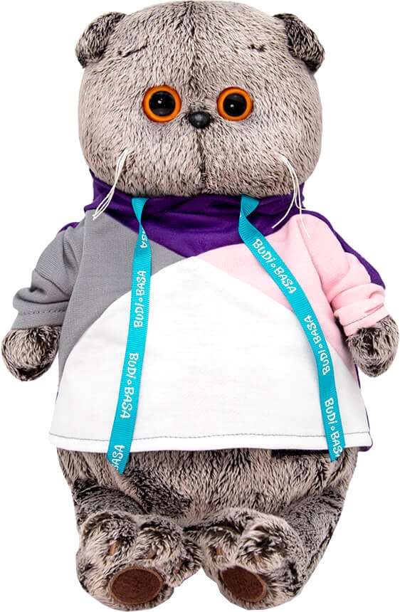 

Классическая игрушка BUDI BASA Collection Басик в разноцветной толстовке Ks25-180 (25 см)