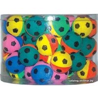 Игрушка для кошек Triol Мяч футбольный 02T d 4 см 60 штук