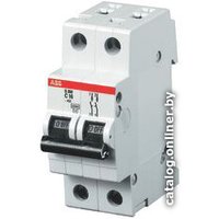 Выключатель автоматический ABB S 202 2P С 20А 6кА 2M 2CDS252001R0204