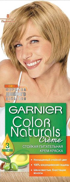 

Крем-краска для волос Garnier Color Naturals 8 пшеница