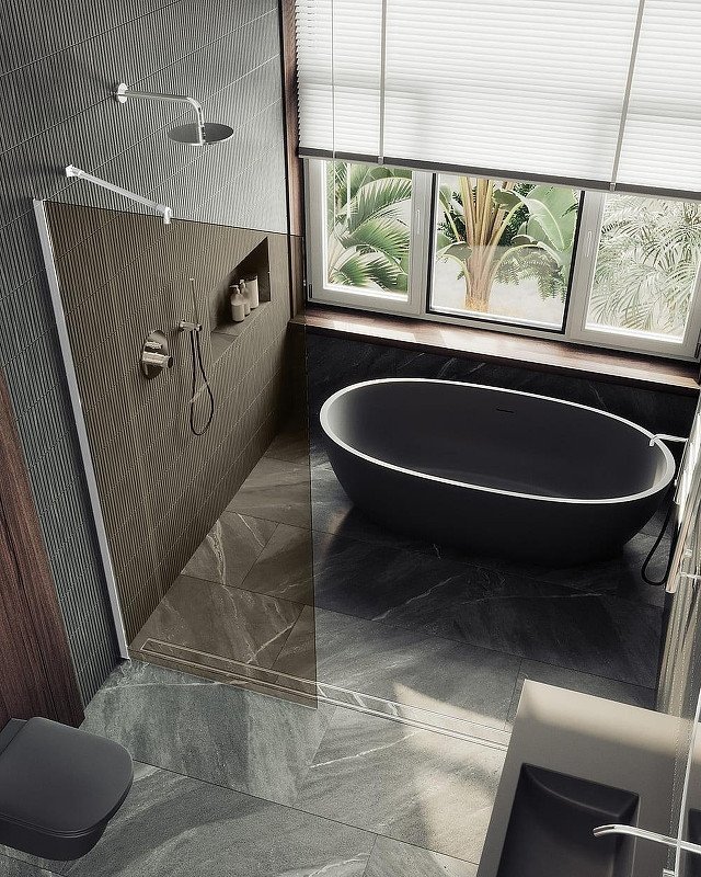 

Душевая стенка MaybahGlass 89x195 MGD-691-1ш (бронзовое стекло/белый матовый)