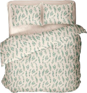 Семейный комплект постельного белья Блакiтны лён 4904 650901 Дуэт (семейный)