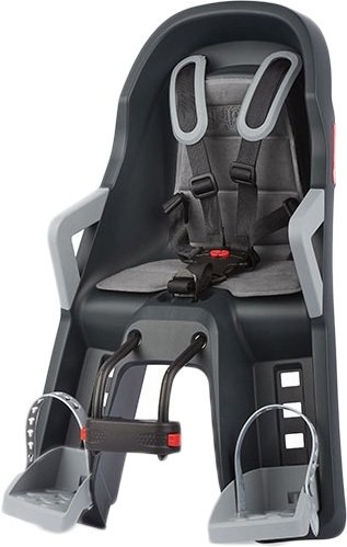 Детское велокресло Polisport Guppy Mini Master Box (dark grey/silver)