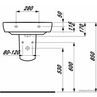 Умывальник Laufen PRO 8189520001041 60x48